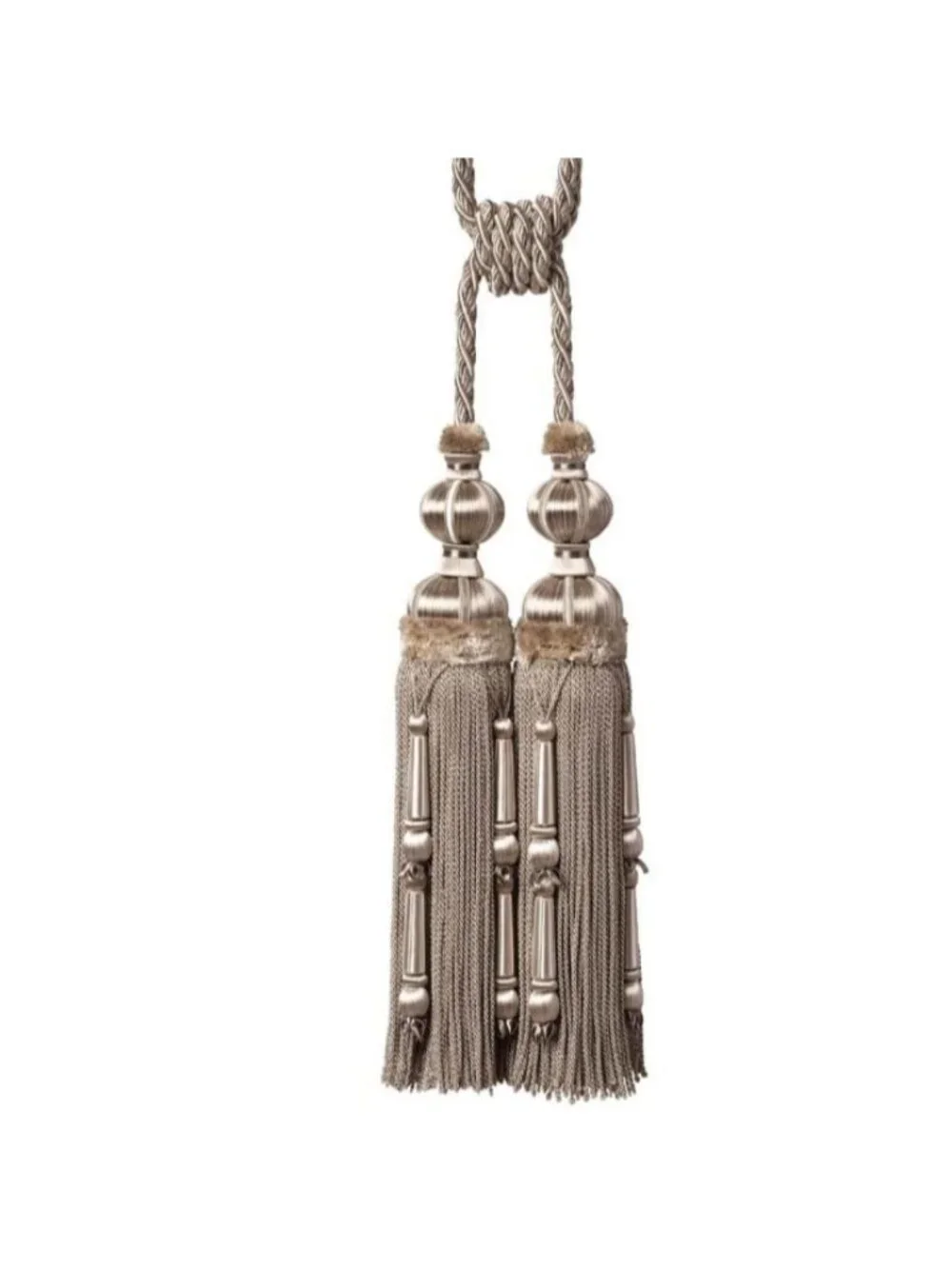 Margaux Double Tassel Tieback Samuel & Sons Passementerie